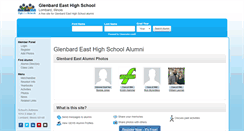 Desktop Screenshot of glenbardeasthighschool.org