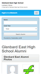 Mobile Screenshot of glenbardeasthighschool.org