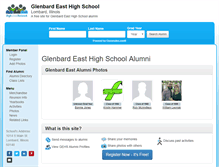 Tablet Screenshot of glenbardeasthighschool.org